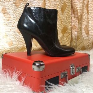 NINE WEST Leather Ankle Boots